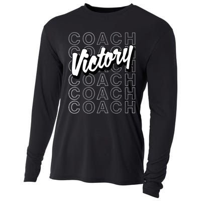 Victory Coach - Gymnastics Tank Top Cooling Performance Long Sleeve Crew