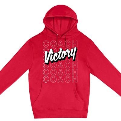 Victory Coach - Gymnastics Tank Top Premium Pullover Hoodie