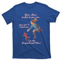 Vintage Christmascute Giftyou Can't Catch Me I'm The Gingerbread Gift T-Shirt