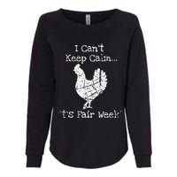 Vintage Chicken Graphic Fun Fair & Livestock Week Poultry Womens California Wash Sweatshirt