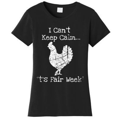 Vintage Chicken Graphic Fun Fair & Livestock Week Poultry Women's T-Shirt