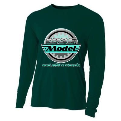 Vintage Car Gear 1935 Model And Still A Classic 90th Birthday Cooling Performance Long Sleeve Crew