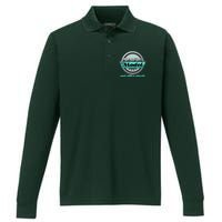 Vintage Car Gear 1955 Model And Still A Classic 70th Birthday Performance Long Sleeve Polo