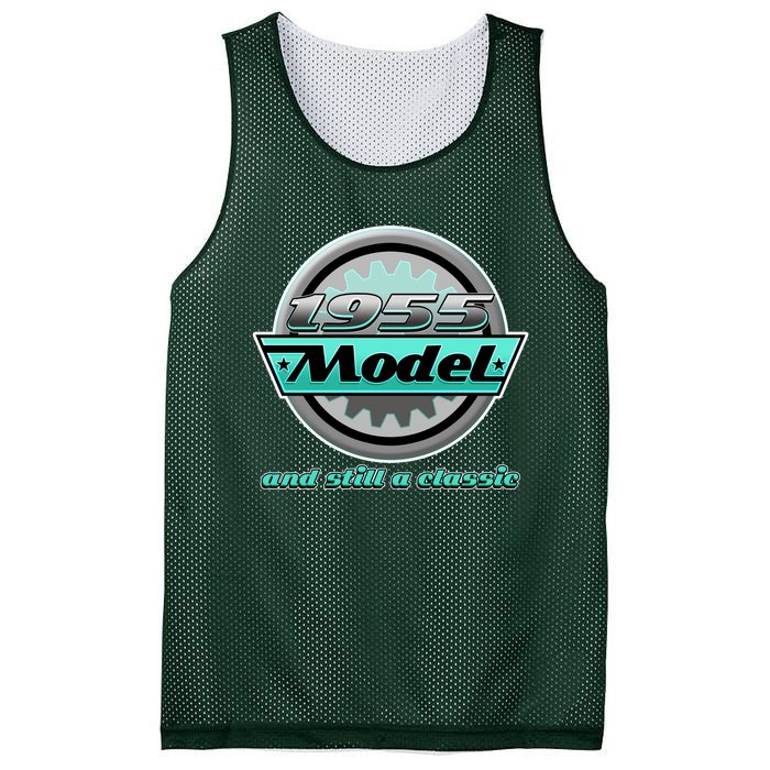 Vintage Car Gear 1955 Model And Still A Classic 70th Birthday Mesh Reversible Basketball Jersey Tank