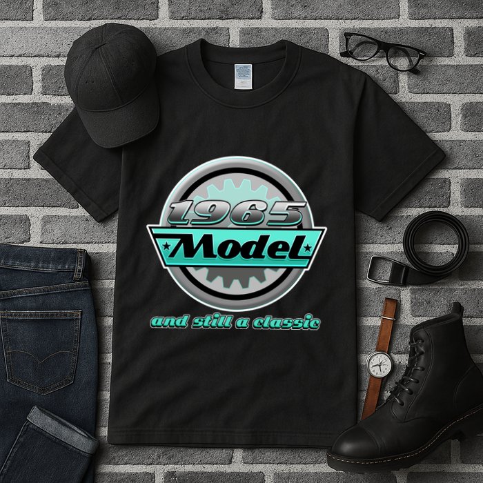 Vintage Car Gear 1965 Model And Still A Classic 60th Birthday Tall T-Shirt
