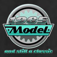 Vintage Car Gear 1965 Model And Still A Classic 60th Birthday Crop Fleece Hoodie