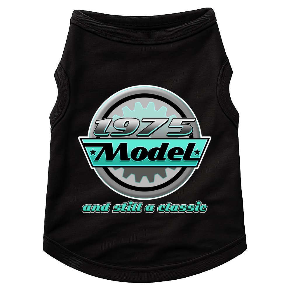 Vintage Car Gear 1975 Model And Still A Classic 50th Birthday Doggie Tank