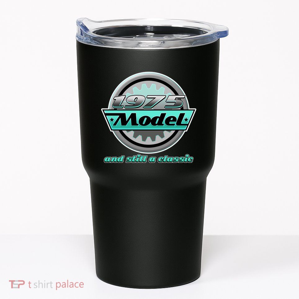 Vintage Car Gear 1975 Model And Still A Classic 50th Birthday Tumbler