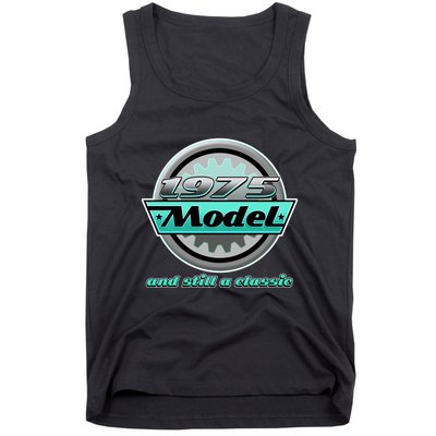 Vintage Car Gear 1975 Model And Still A Classic 50th Birthday Tank Top