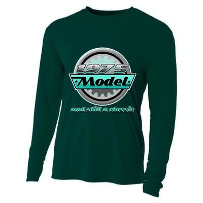 Vintage Car Gear 1975 Model And Still A Classic 50th Birthday Cooling Performance Long Sleeve Crew