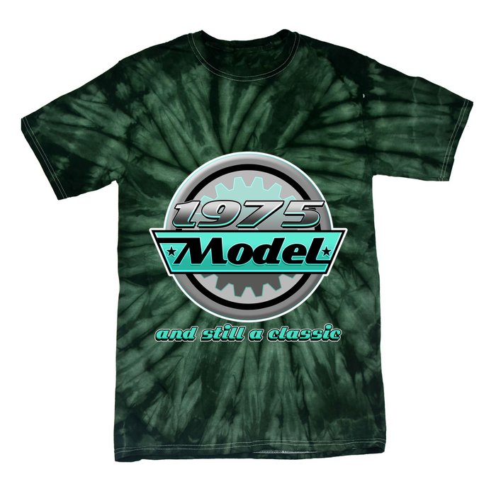 Vintage Car Gear 1975 Model And Still A Classic 50th Birthday Tie-Dye T-Shirt