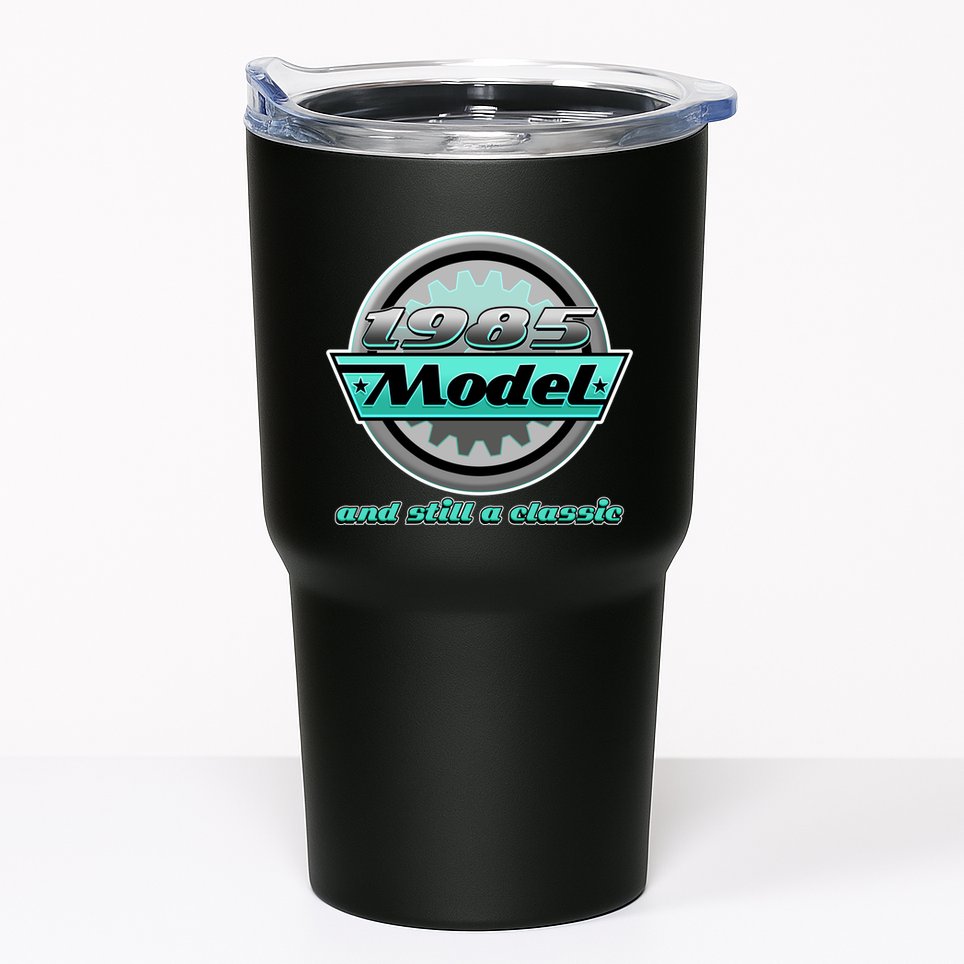 Vintage Car Gear 1985 Model And Still A Classic 40th Birthday Tumbler