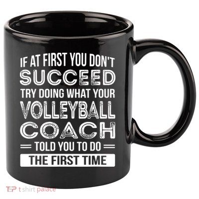 Volleyball Coach Gift Funny Thank You Gift 11oz C Handle Ceramic Mug