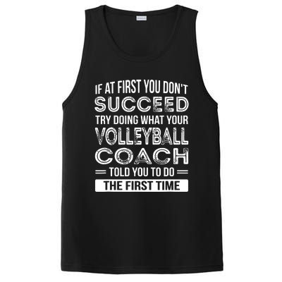 Volleyball Coach Gift Funny Thank You Gift PosiCharge Competitor Tank