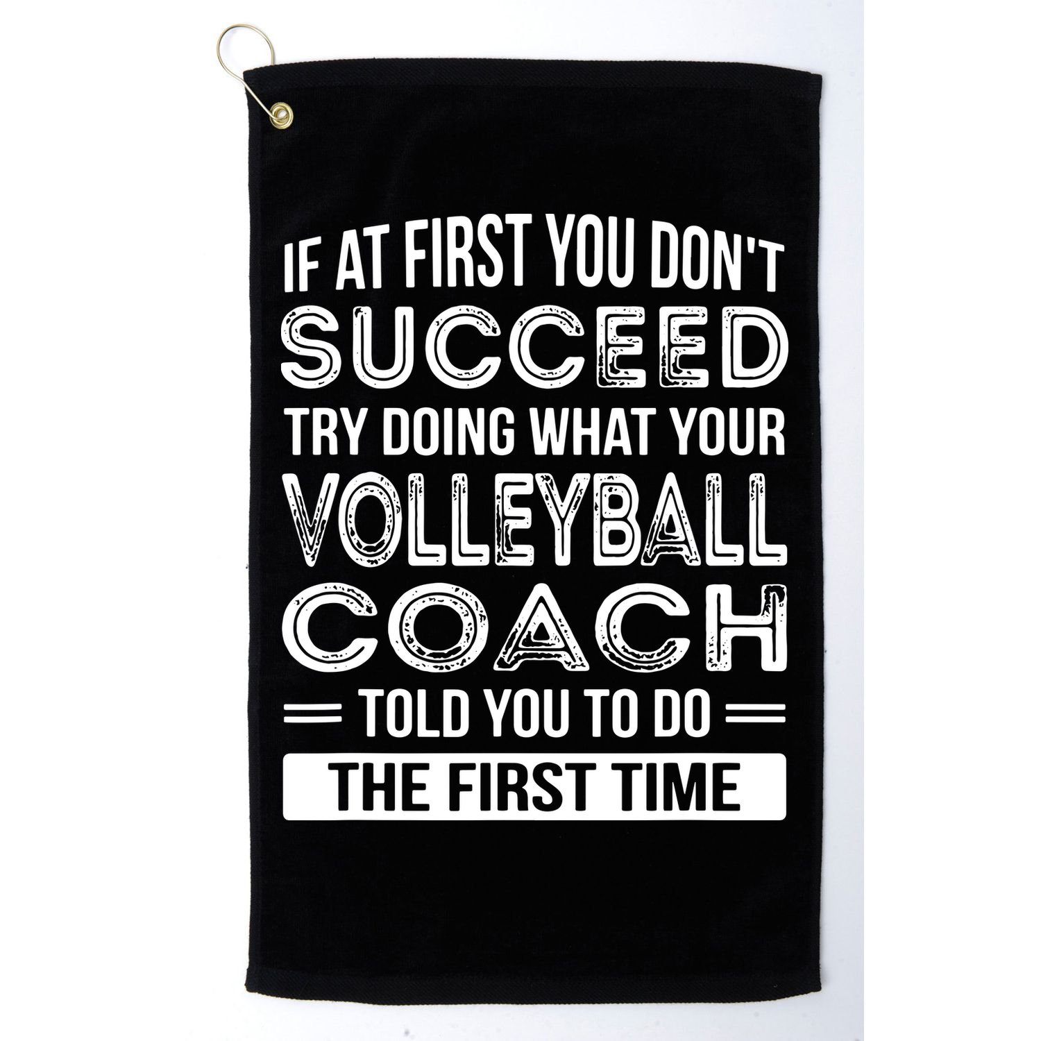 Volleyball Coach Gift Funny Thank You Gift Golf Towel