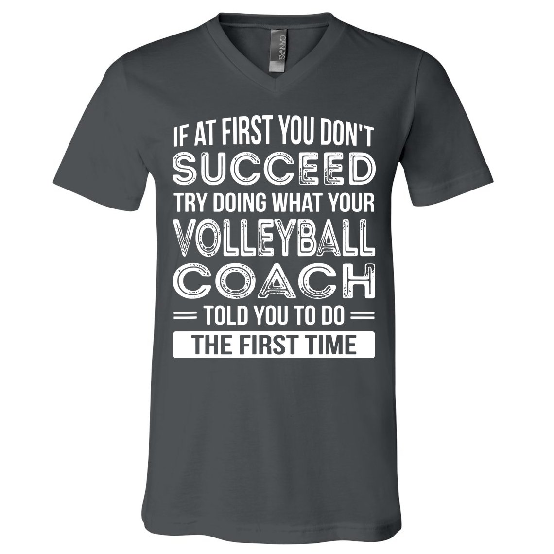Volleyball Coach Gift Funny Thank You Gift V-Neck T-Shirt
