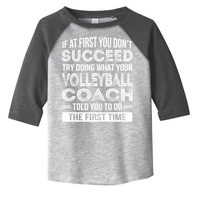 Volleyball Coach Gift Funny Thank You Gift Toddler Fine Jersey T-Shirt