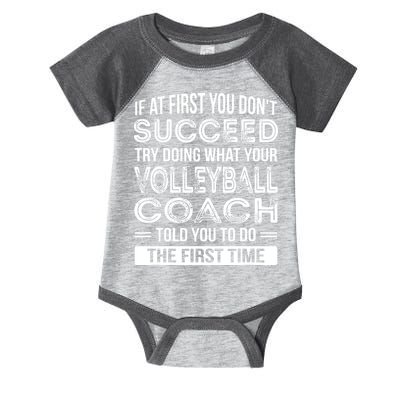 Volleyball Coach Gift Funny Thank You Gift Infant Baby Jersey Bodysuit