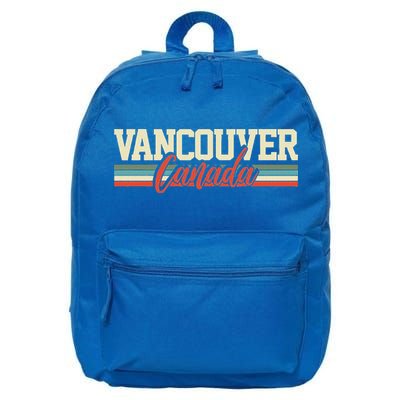 Vancouver Canada Gift 16 in Basic Backpack