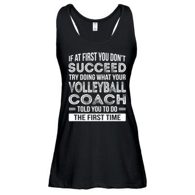 Volleyball Coach Gift Funny Thank You Gift Ladies Essential Flowy Tank
