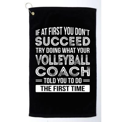 Volleyball Coach Gift Funny Thank You Gift Golf Towel