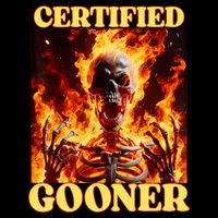 Vintage Certified Gooner Funny Cringe Hard Skeleton Meme Backpack