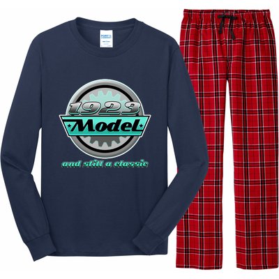 Vintage Car Gear 1923 Model And Still A Classic 100th Birthday Long Sleeve Pajama Set