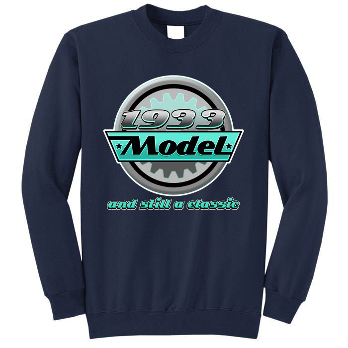 Vintage Car Gear 1933 Model And Still A Classic 90th Birthday Tall Sweatshirt