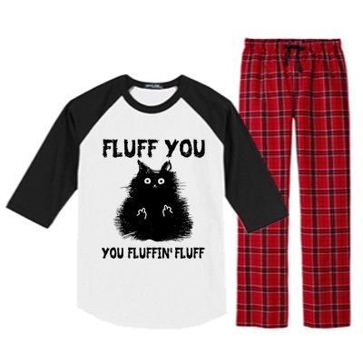 Vintage Cameaningful Gift Fluff You You Fluffin' Fluff Gift Raglan Sleeve Pajama Set