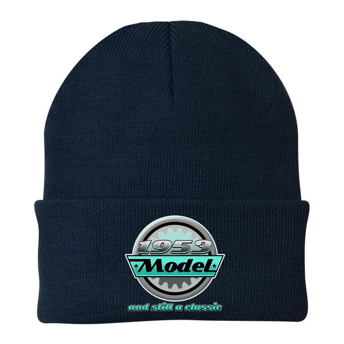 Vintage Car Gear 1953 Model And Still A Classic 70th Birthday Knit Cap Winter Beanie