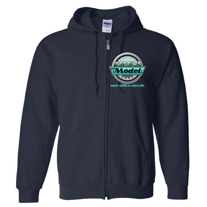 Vintage Car Gear 1953 Model And Still A Classic 70th Birthday Full Zip Hoodie