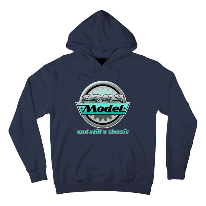 Vintage Car Gear 1963 Model And Still A Classic 60th Birthday Hoodie