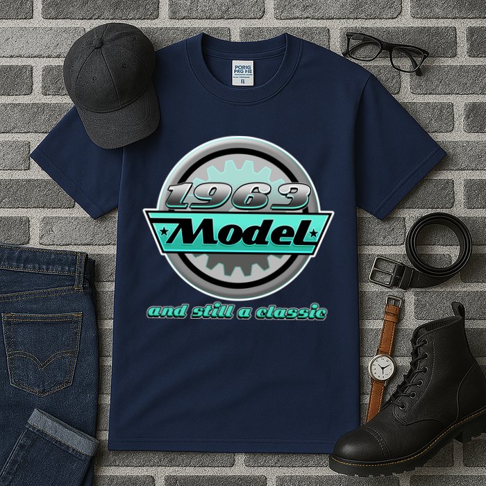 Vintage Car Gear 1963 Model And Still A Classic 60th Birthday Tall T-Shirt