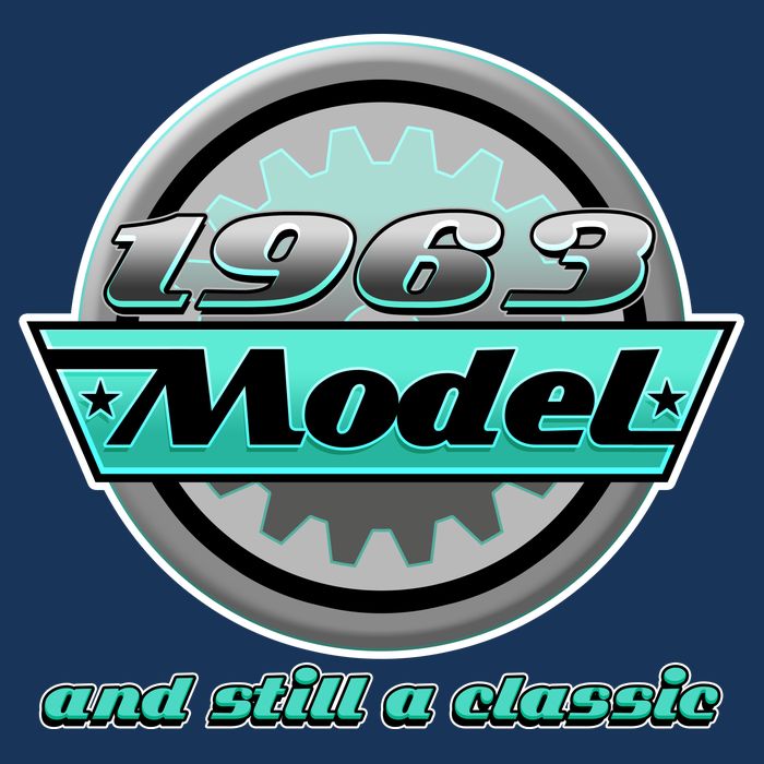 Vintage Car Gear 1963 Model And Still A Classic 60th Birthday Tall T-Shirt