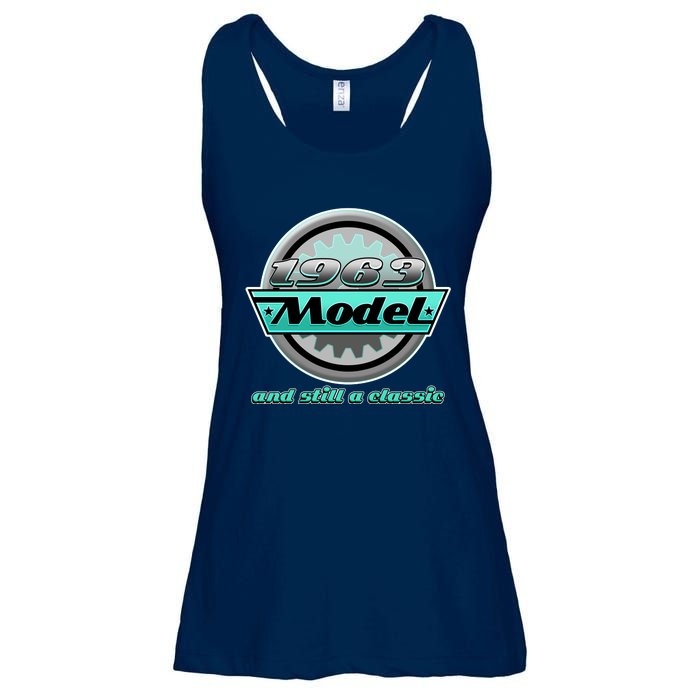 Vintage Car Gear 1963 Model And Still A Classic 60th Birthday Ladies Essential Flowy Tank