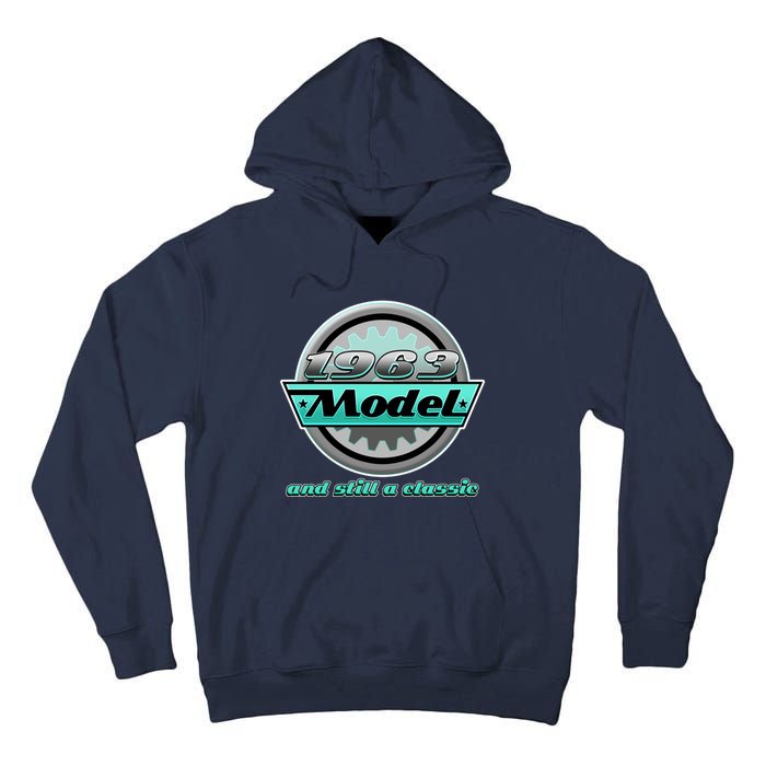 Vintage Car Gear 1963 Model And Still A Classic 60th Birthday Tall Hoodie