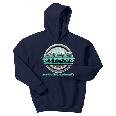 Vintage Car Gear 1963 Model And Still A Classic 60th Birthday Kids Hoodie