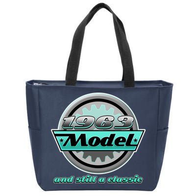 Vintage Car Gear 1963 Model And Still A Classic 60th Birthday Zip Tote Bag