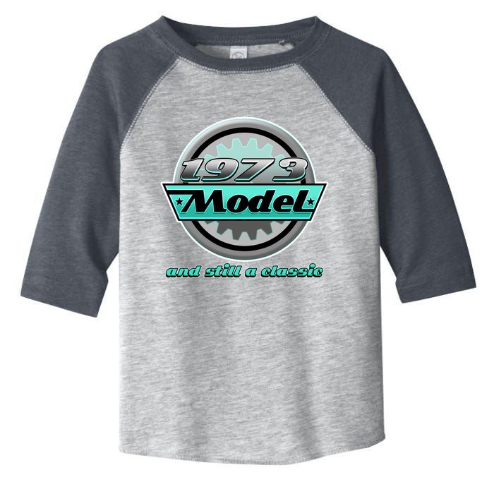 Vintage Car Gear 1973 Model And Still A Classic 50th Birthday Toddler Fine Jersey T-Shirt