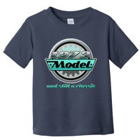 Vintage Car Gear 1973 Model And Still A Classic 50th Birthday Toddler T-Shirt