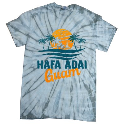 Vintage Chamorro Guamanian Hafa Adai Guam Vacation Retro Tie-Dye T-Shirt