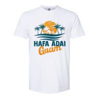 Vintage Chamorro Guamanian Hafa Adai Guam Vacation Retro Softstyle CVC T-Shirt