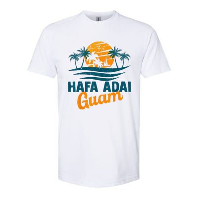 Vintage Chamorro Guamanian Hafa Adai Guam Vacation Retro Softstyle CVC T-Shirt