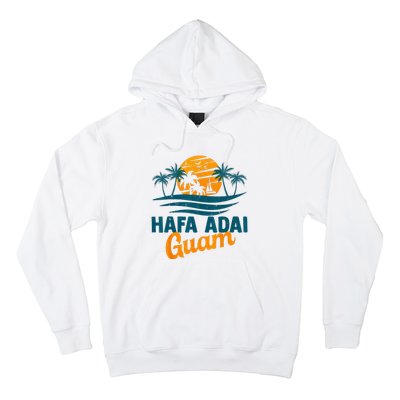 Vintage Chamorro Guamanian Hafa Adai Guam Vacation Retro Hoodie