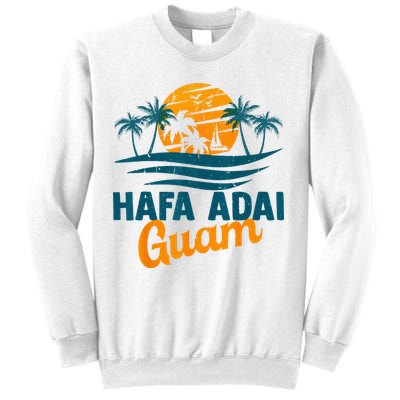 Vintage Chamorro Guamanian Hafa Adai Guam Vacation Retro Sweatshirt