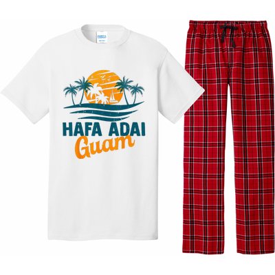 Vintage Chamorro Guamanian Hafa Adai Guam Vacation Retro Pajama Set