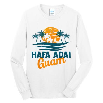 Vintage Chamorro Guamanian Hafa Adai Guam Vacation Retro Tall Long Sleeve T-Shirt