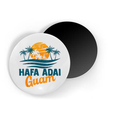 Vintage Chamorro Guamanian Hafa Adai Guam Vacation Retro Magnet