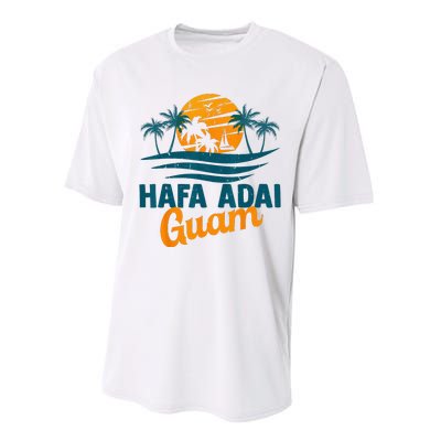 Vintage Chamorro Guamanian Hafa Adai Guam Vacation Retro Performance Sprint T-Shirt