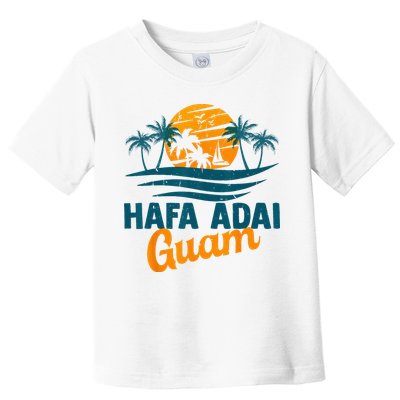 Vintage Chamorro Guamanian Hafa Adai Guam Vacation Retro Toddler T-Shirt